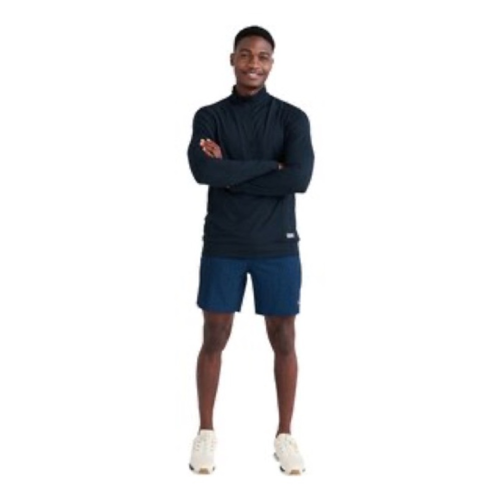 NWT SAXX Men's PeakDaze Half Zip Top